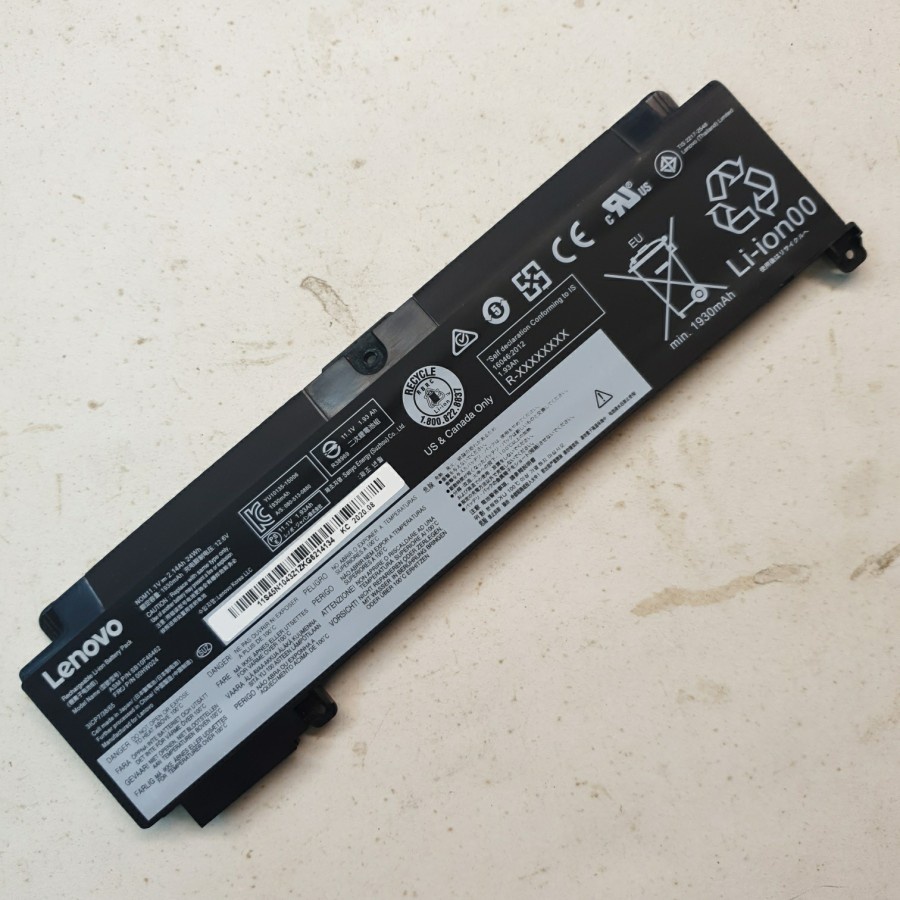 Baterai Lenovo Ori ThinkPad T460S Series 00HW024 00HW025 00HW037 00HW038