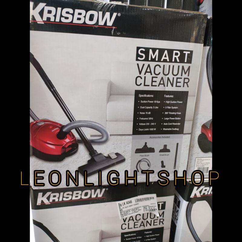 KRISBOW ALAT PENGHISAP DEBU KERING SL237E MERAH/ACE KRISBOW SMART VACUUM CLEANER/KRISBOWVACUMCLEANER