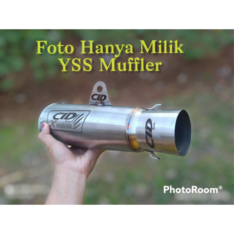 Slincer Knalpot Cld Monster Gp Model laser D50mm sarangan Separo