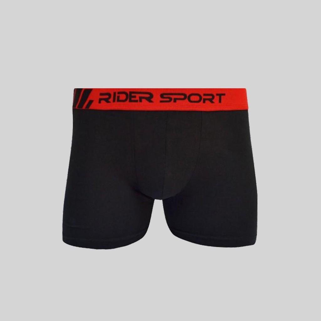 1 Box 1 Pcs Celana Dalam Segi Empat Rider R 763 B - Boxer Pria Dewasa