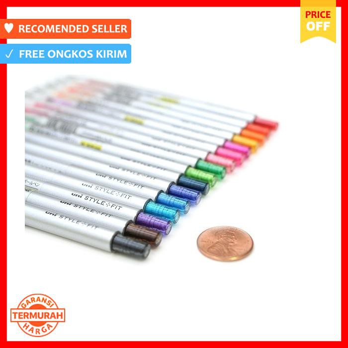 

Uni Style Fit Single Color Slim Gel Pen 0.38 Mm Refillable - Alat Tulis - Pulpen