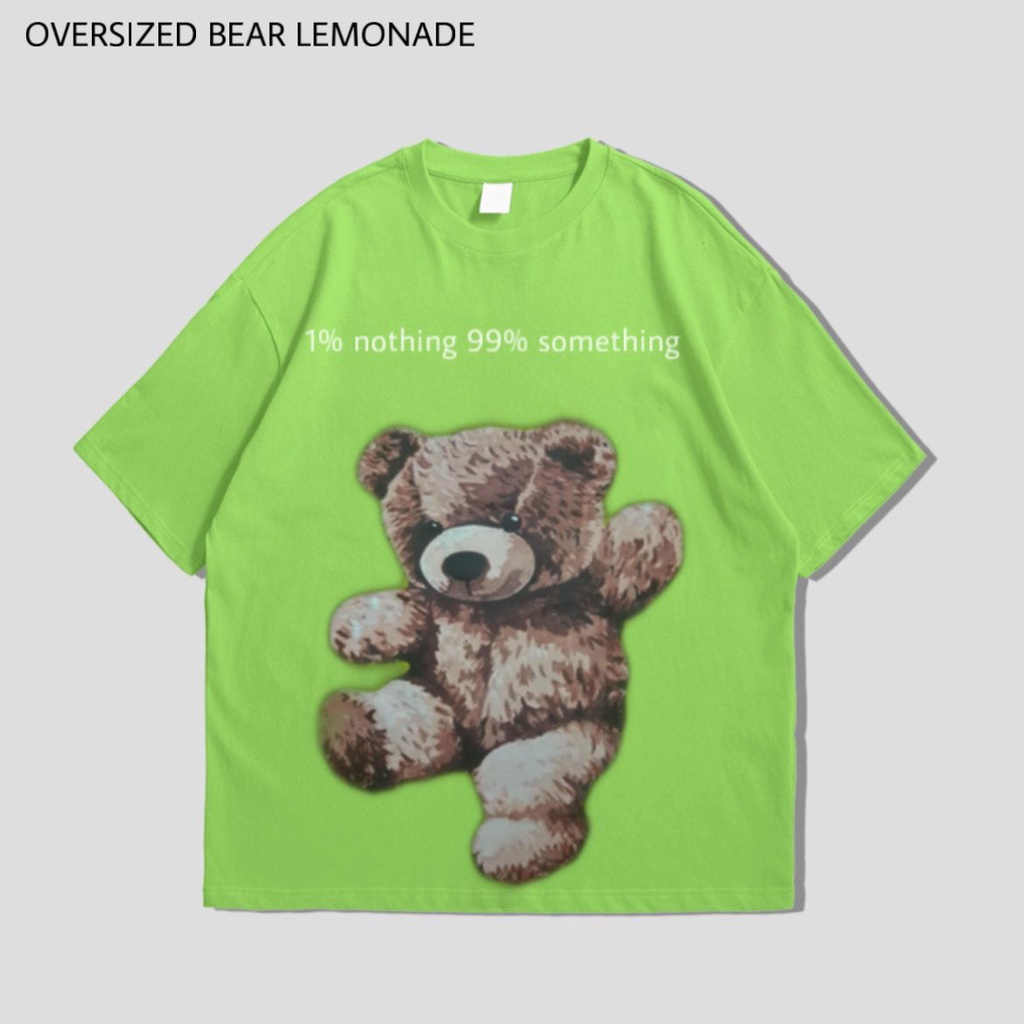 Kaos Oversize Cherie T’shirt Oversized Bear Beruang Distro Original