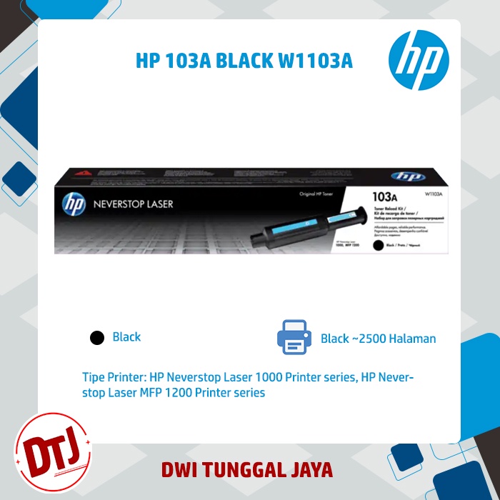 Toner HP 103A Black Original W1103A