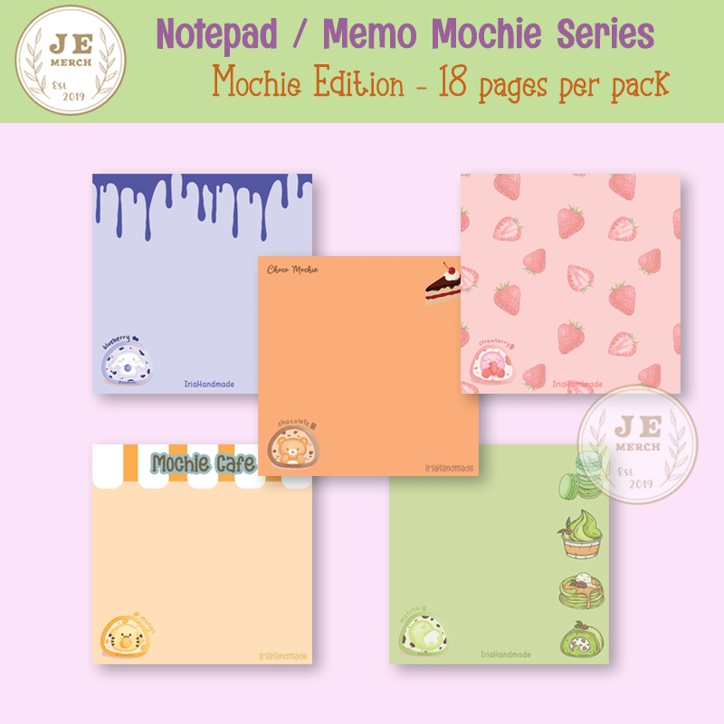

Memopad / Memo / Notepad / Notes Mochie Cafe Cute Special Edition