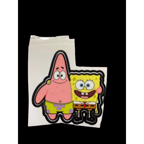 stiker motor mobil universal spongebob