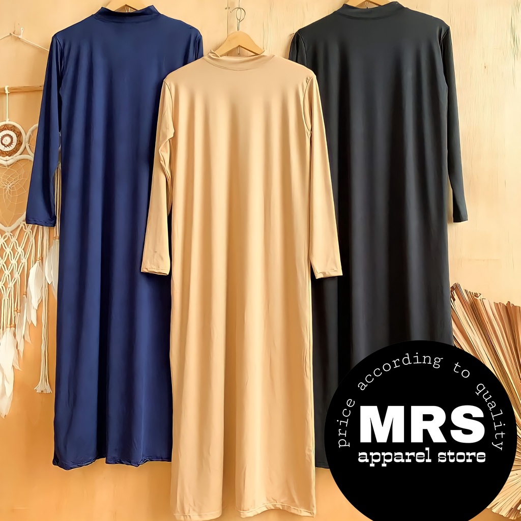 Manset Inner Gamis Polos Basic Lengan Panjang