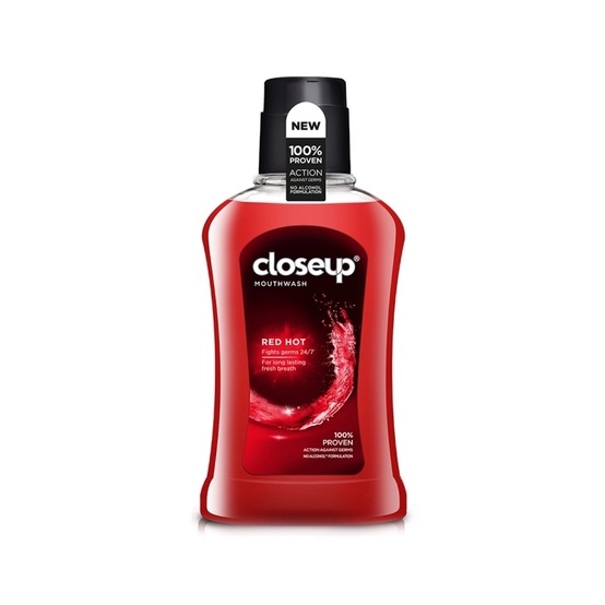 Close Up Mouthwash Antibakterial Red Hot, Nature boost 300ml