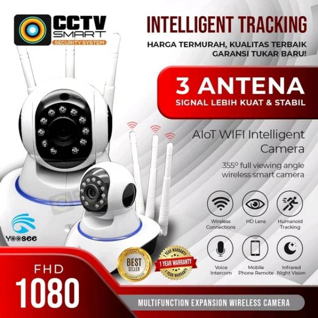 New Kamera / IP Camera P2P CCTV Wireless 720p