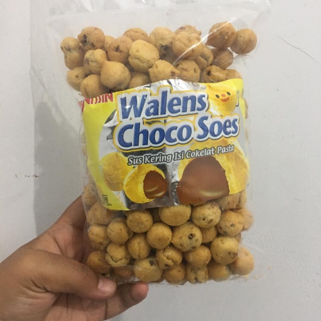 

Wallens choco soes 250gr/ snack repack /snack kiloan/ snack murah