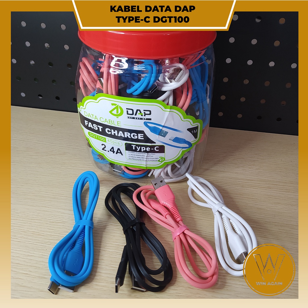 KABEL DATA  TYPE-C DAP DGT100 FAST CHARGING KABEL DATA TYPE-C