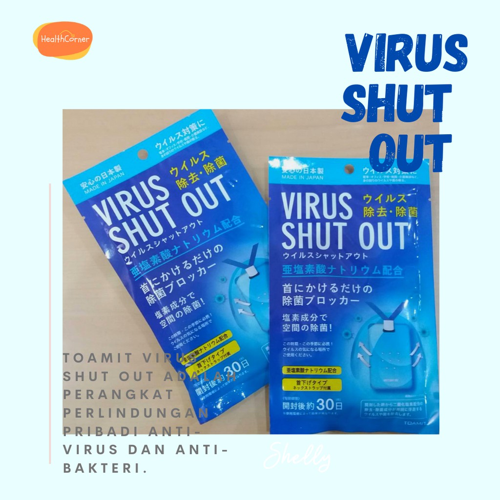 Toamit Virus Shut Out - Lanyard Anti Bacteri dan Virus