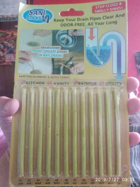Sani Stick Pelancar Dan Pewangi Saluran Air Stick Kloset Wastafel Anti Mampet Anti Bau Pewangi