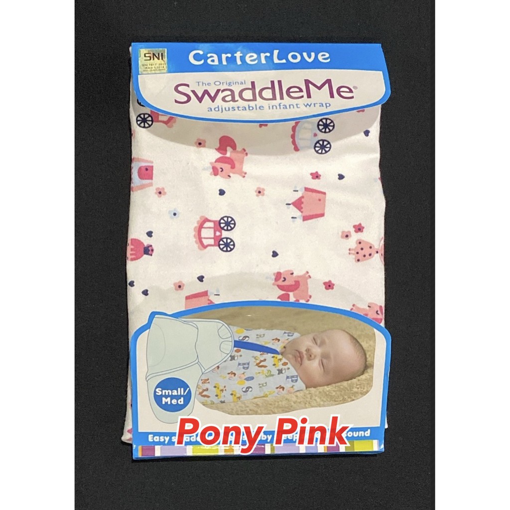 CARTERLOVE SWADDLE INSTANT / bedongan SMALL/MED / menghangatkan / bedong bayi / bedong instan bayi / adjustable infant wrap / kado lahiran / lembut / supersoft / bahan dingin