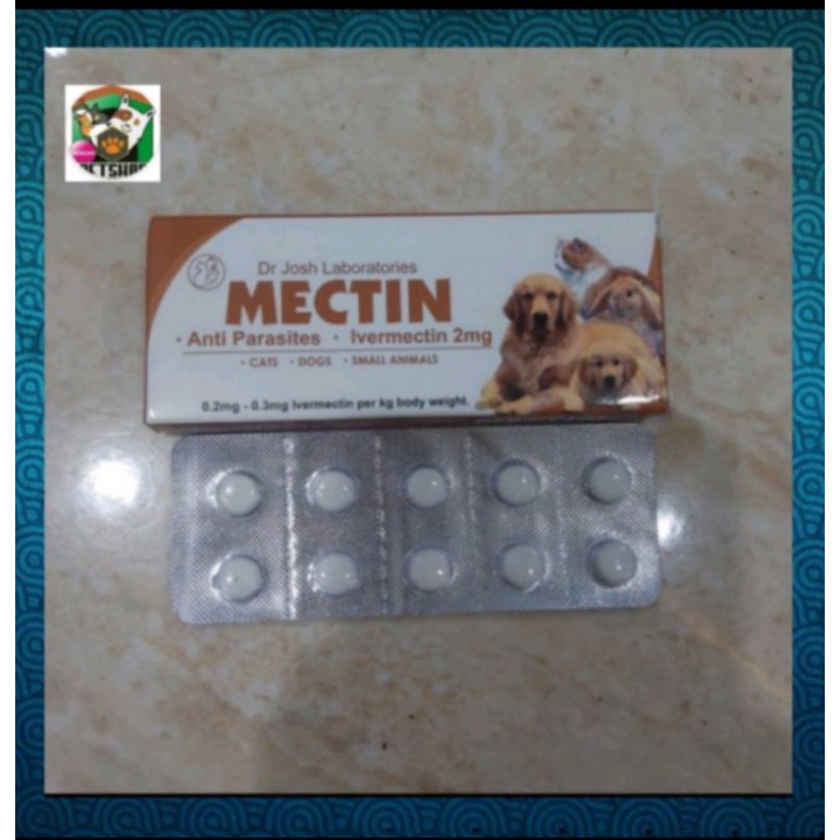 Obat Kutu Mectin perbox (20tablet/2strip)