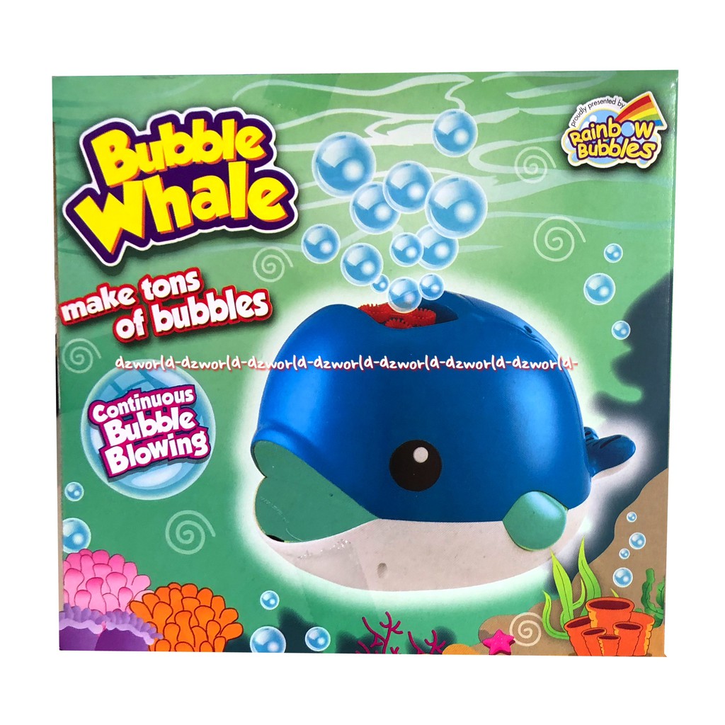 Rainbow Bubbles Bubble Whale Mainan Balon Otomatis Ikan Bubble Mania Whale Automatic Machine