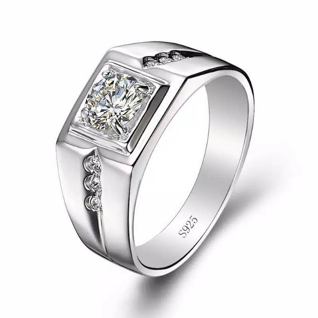 CINCIN 925 PRIA WANITA SILVER BERLIAN