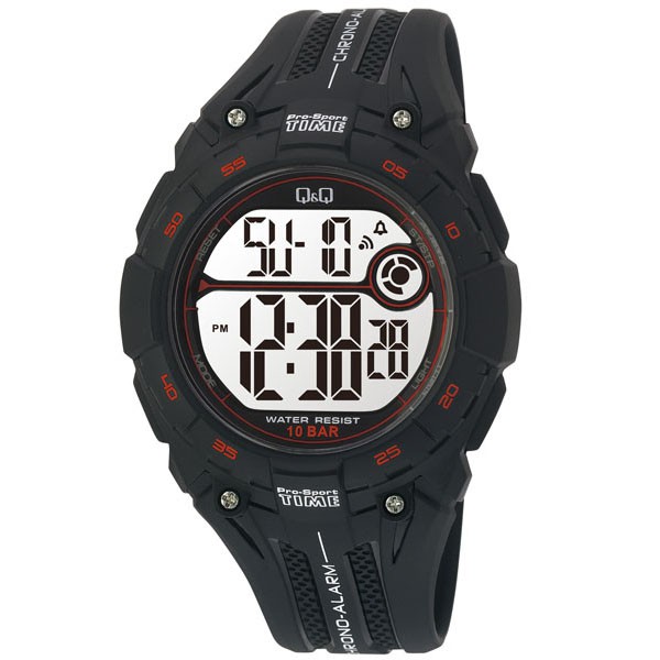 Jam Tangan Pria Casual Sporty Digital Original Q&amp;Q QnQ QQ M121 M121J Series