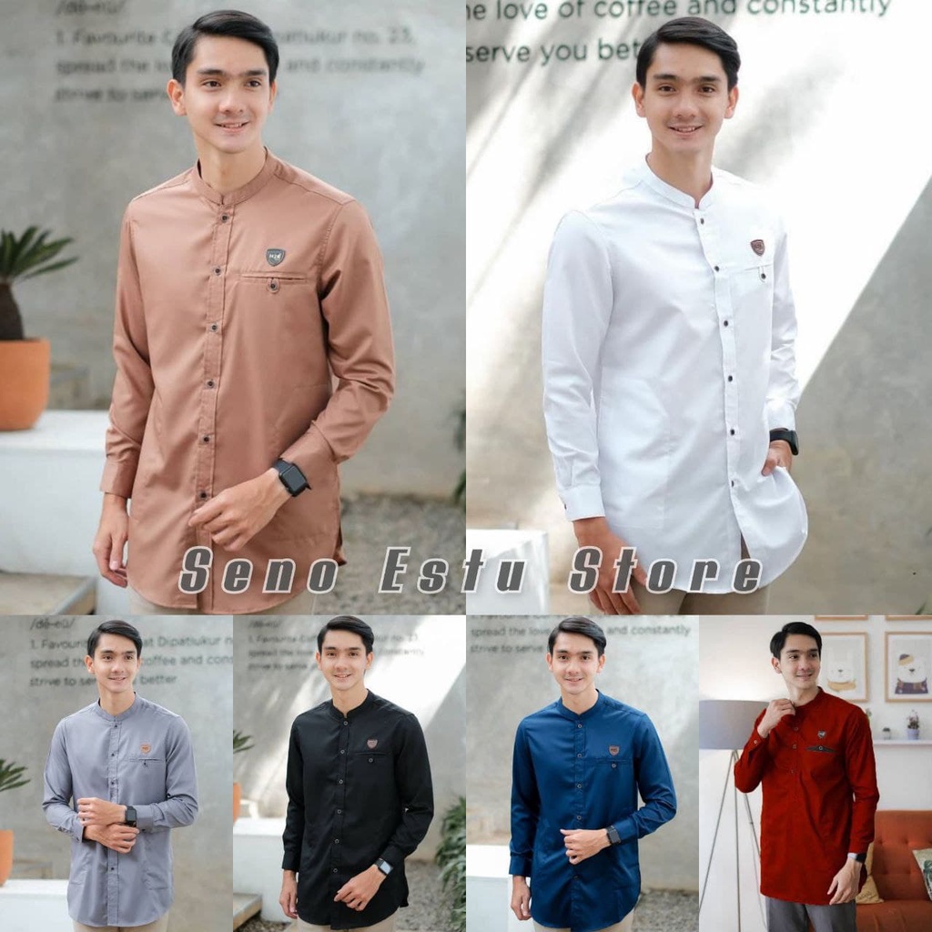 Baju Koko kurta Anak sd smp usia 1    - 12 tahun // Kemeja anak viral terlaris // baju muslim anak remaja lengan pendek