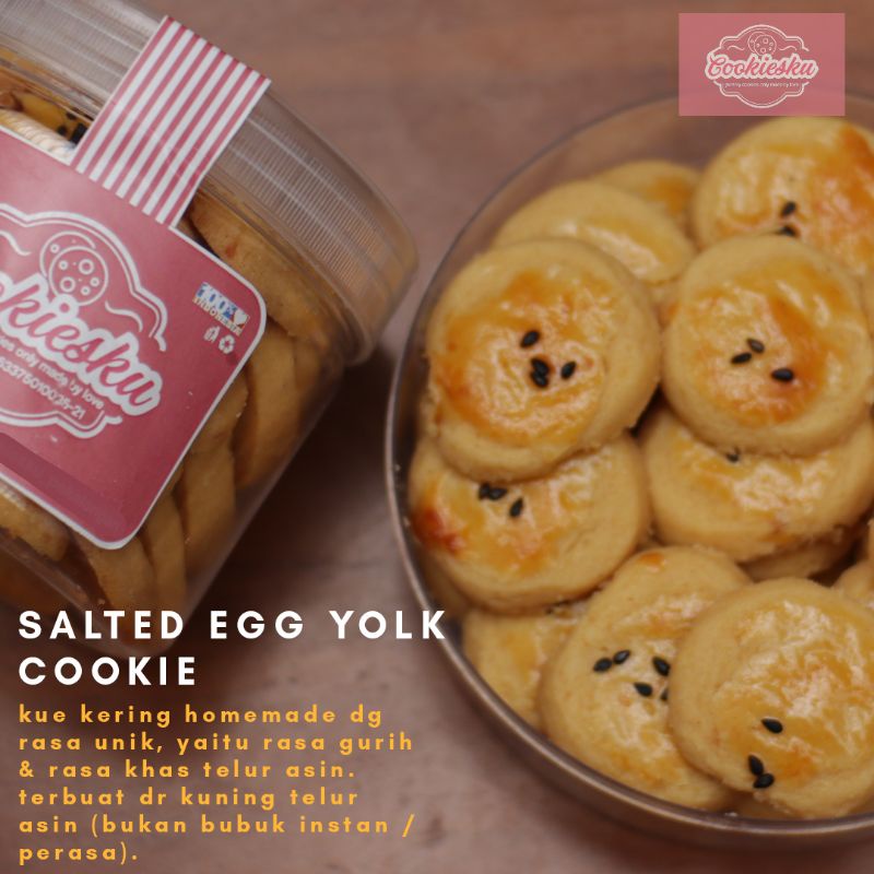 

egg salted yolk cookie