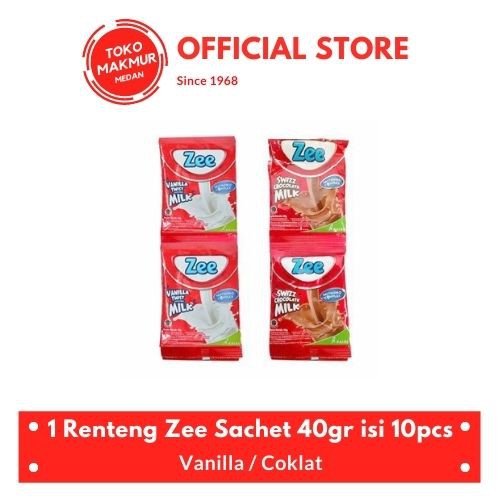 1 RENCENG ZEE SACHET 40GR ISI 10 SACHET