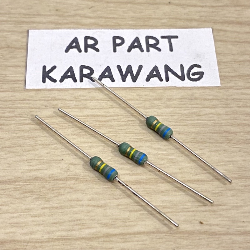 resistor 680k 1/2watt original japan bodi kecil