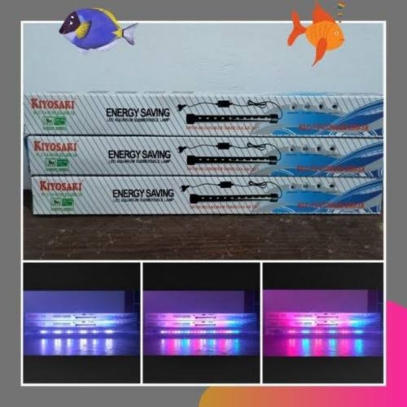 LAMPU CELUP AQUARIUM 3 MODE KIYOSAKI KLC 60CM