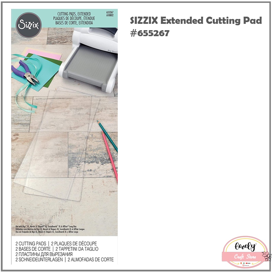 

sizzix accessory acrylic cutting pads extended #655267