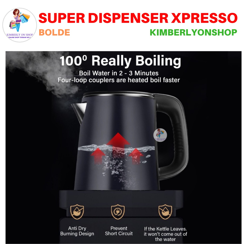 Super Dispenser Xpresso Dispenser Air Galon Bawah Plus Remote BOLDe