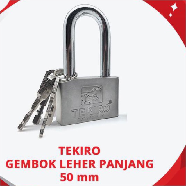 Gembok 50mm Leher Panjang Tekiro