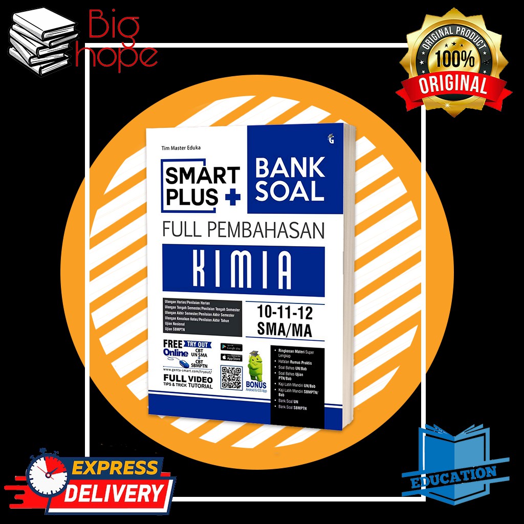 Buku Pelajaran Sma - Smart Plus Sma/Ma Bank Soal Full Pembahasan Kimia