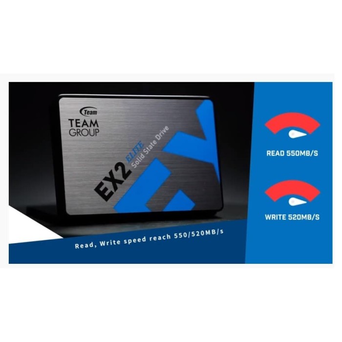 TEAMGROUP SSD 2.5&quot; EX2 Series 1TB ( 1000GB ) Sata3