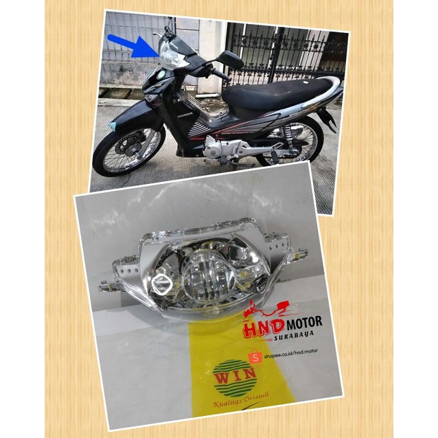 lampu depan supra x 125 2004 2005 2006 Reflektor supra x 125 lama 2004 2005 2006