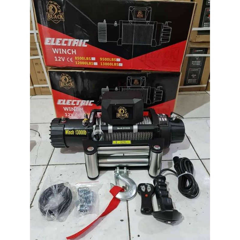 PROM0 ELECTRICK WINCH 13000LBS 6TON OFFROAD JEEP JIP DEREK WARN RUNVA TMAX 4WINCH