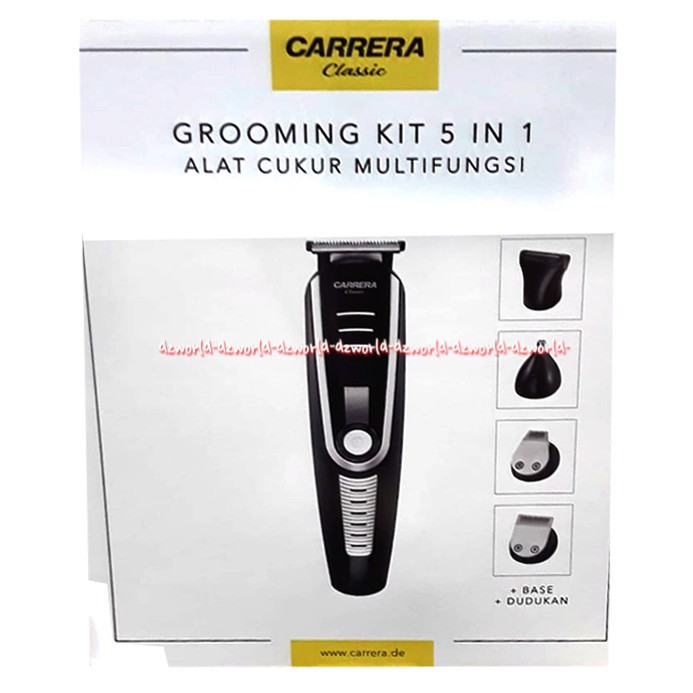 Carrera Classic Grooming kit 5in1 alat cukur Pisau multifungsi Pria Carera