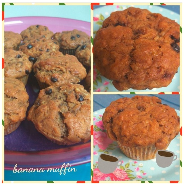 

Kue Banana Muffine