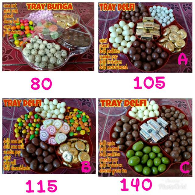 

tray bunga