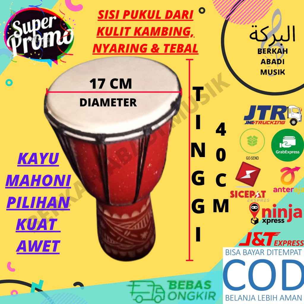 JIMBE 40 CM JIMBE 40CM JIMBE ALAT MUSIK 40 CM JIMBE 40 CM BESAR JIMBE SEDANG Jimbe ukuran 40CM genda