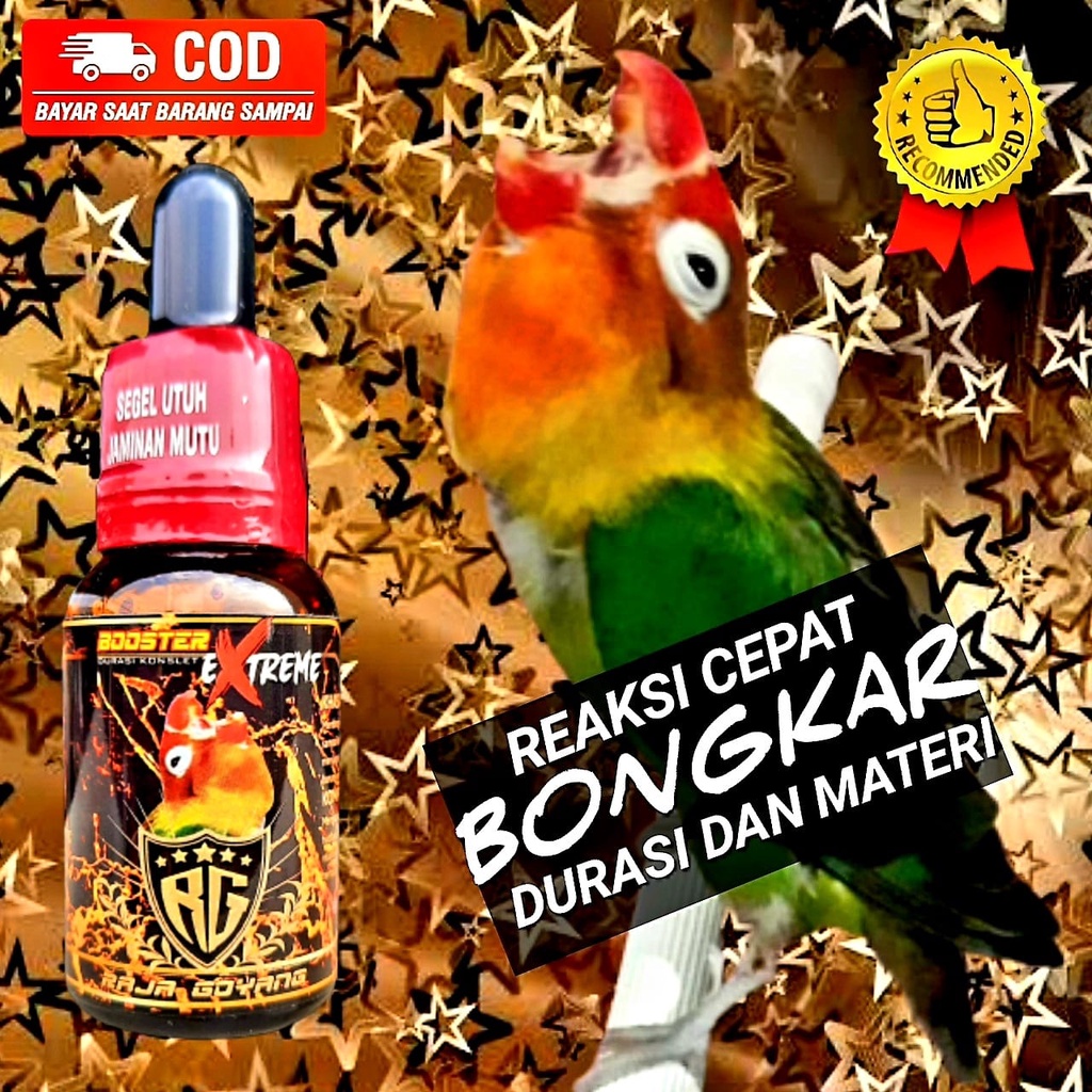 OIL BOOSTER EXTREME RG/ VITAMIN BURUNG LOVEBIRD TERBARU RAJAGOYANG/VITAMIN LOVEBIRD KONSLET/COD BAYA
