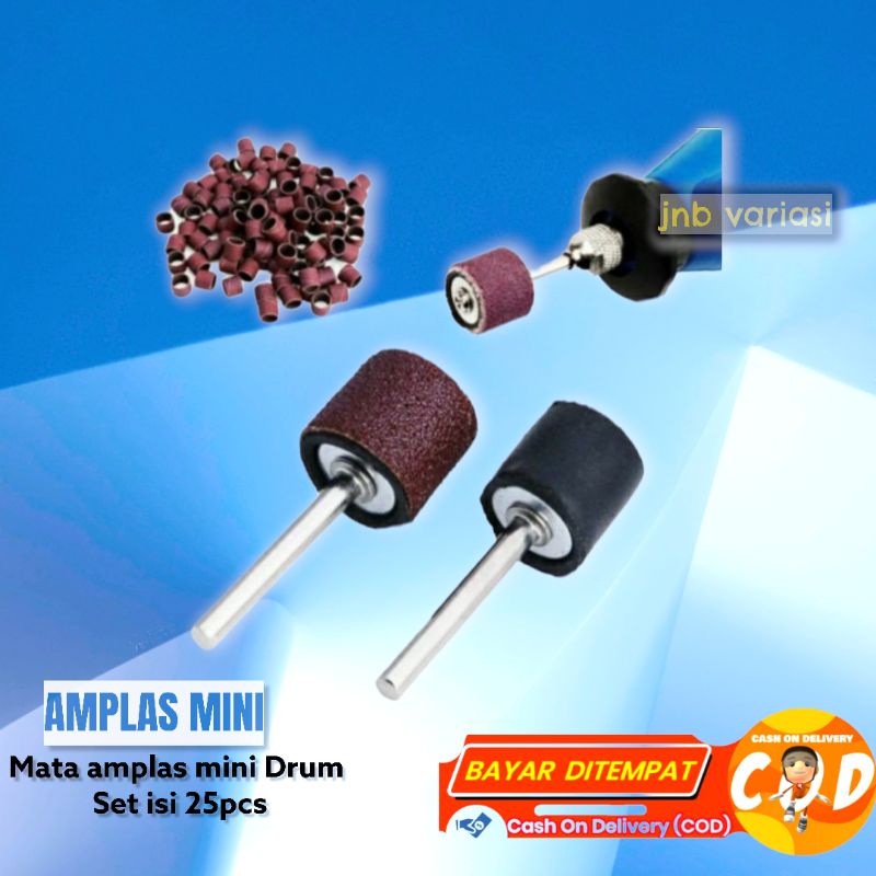 25pcs Amplas bulat mini grinder bor cun