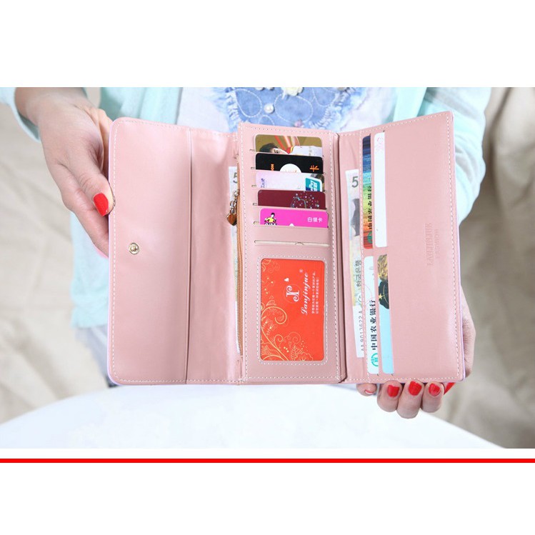 dompet panjang mahkota new Korean version metal crown wallet (4E3) bdo089