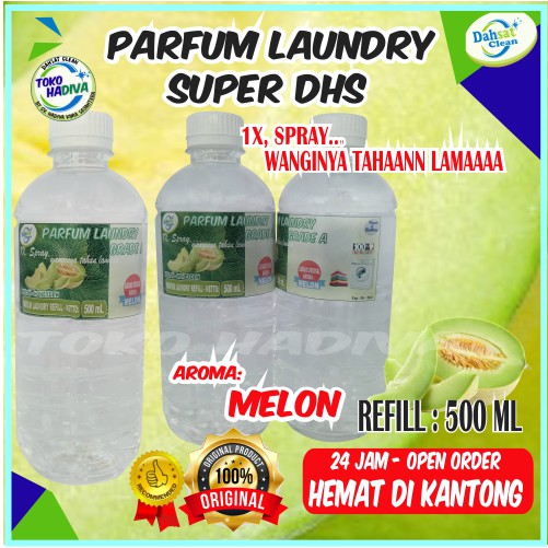 (COD) PARFUM LAUNDRY MURAH 500 ML- MELON SUPER HDS – PELICIN DAN PEWANGI PAKAIAN WANGINYA TAHAN LAMA