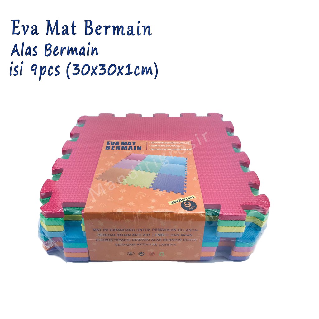 Alas Lantai *Eva Mat Bermain * Alas Bermain * 30*30*1cm