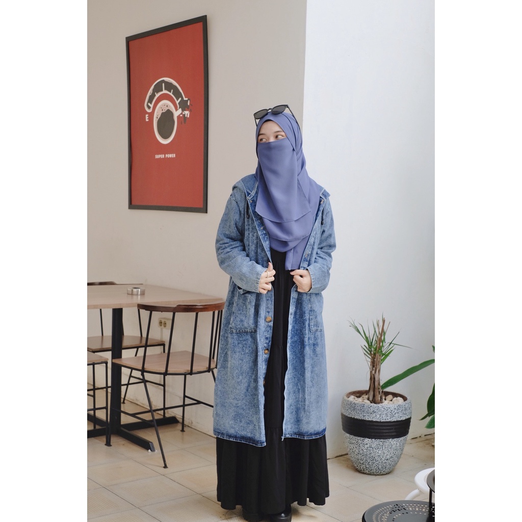 JAKET DENIM SYAR'I BY ARUNA-BETA