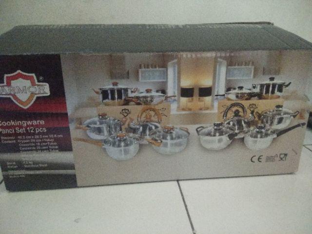 Panci Set Armor - Coklat