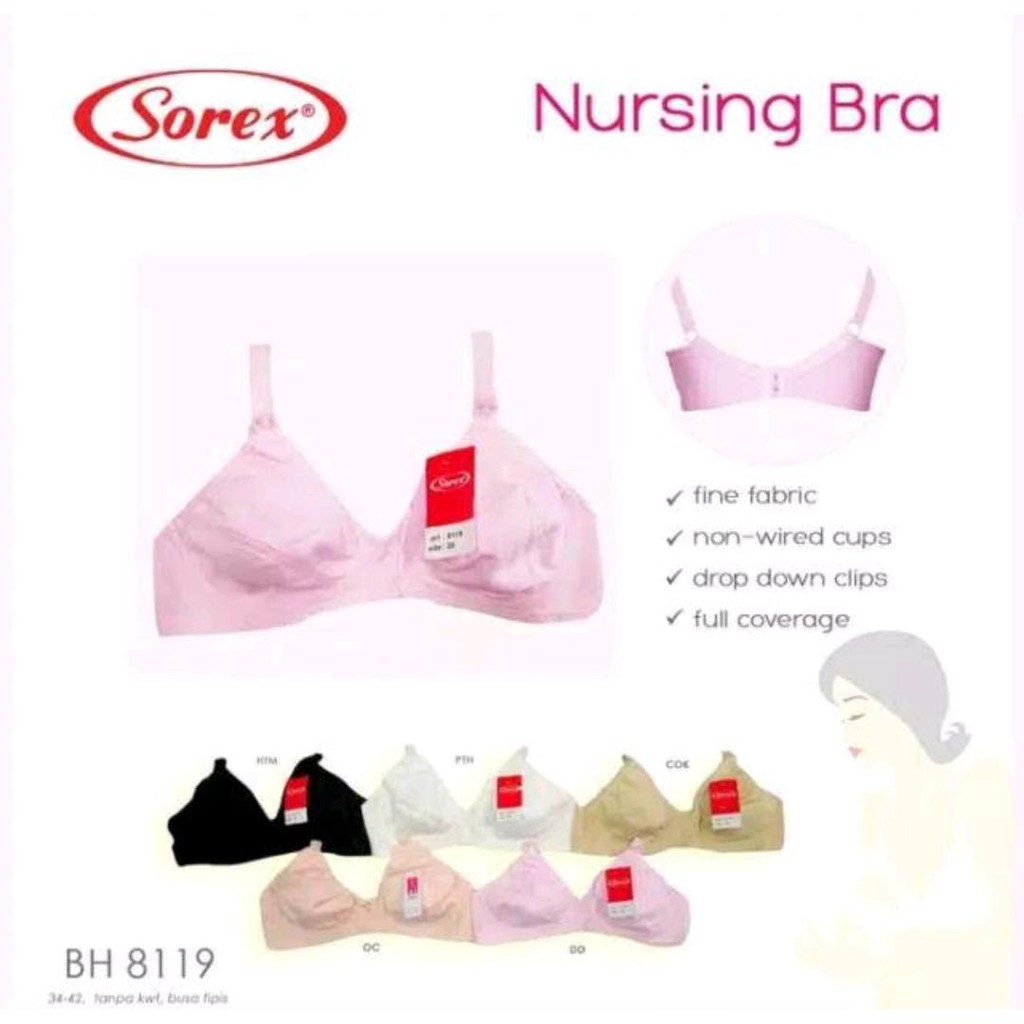 MOMS_ Bra / BH ibu Menyusui Sorex 8119