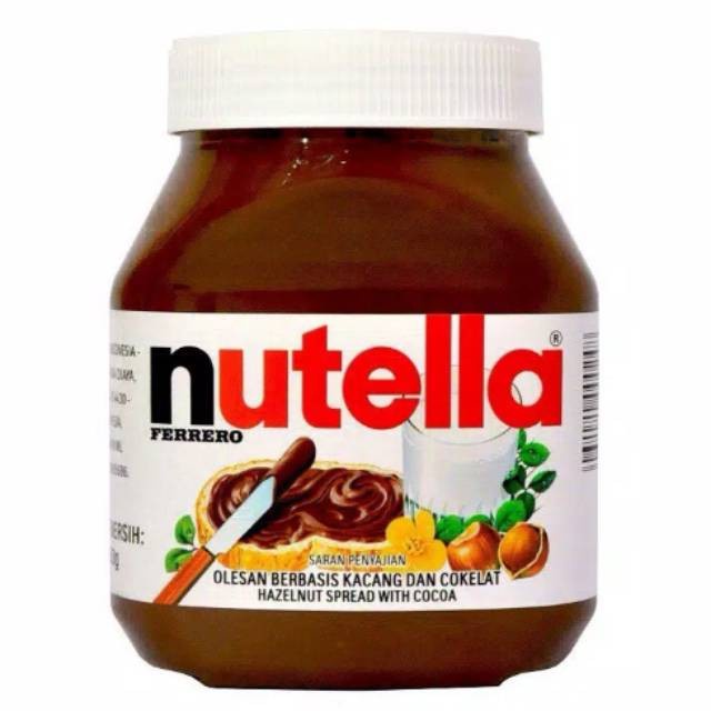 NUTELLA 200GR CHOCOLATE HAZELNUT SPREAD HALAL MUI