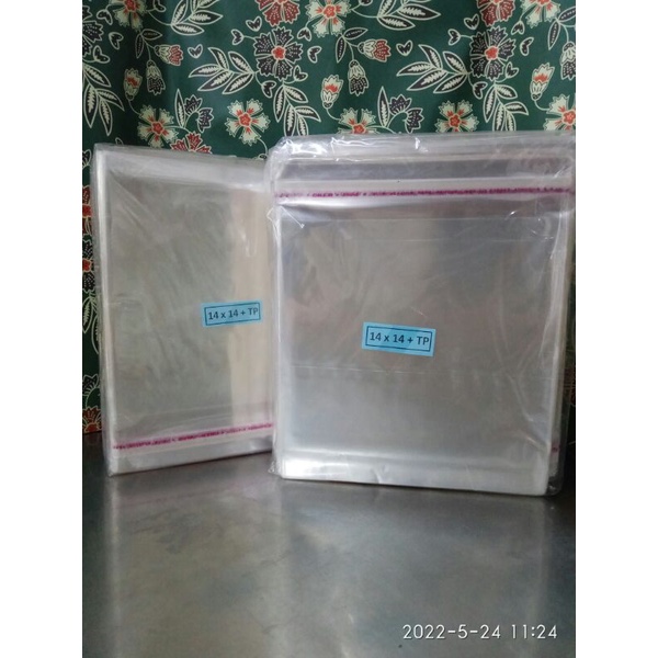 

Plastik OPP 14x14 isi 100 pcs