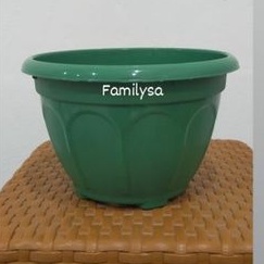 Pot Bunga Hijau 20 cm