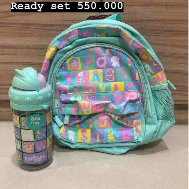 Smiggle Teeny Tiny Mint Backpack