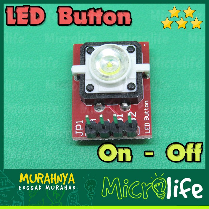 LED PUSH BUTTON 50 mA TOMBOL SWITCH